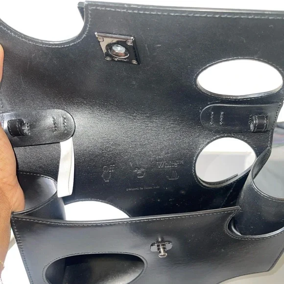 Off white Meteor Jitney Leather Bag - Picture 13 of 15